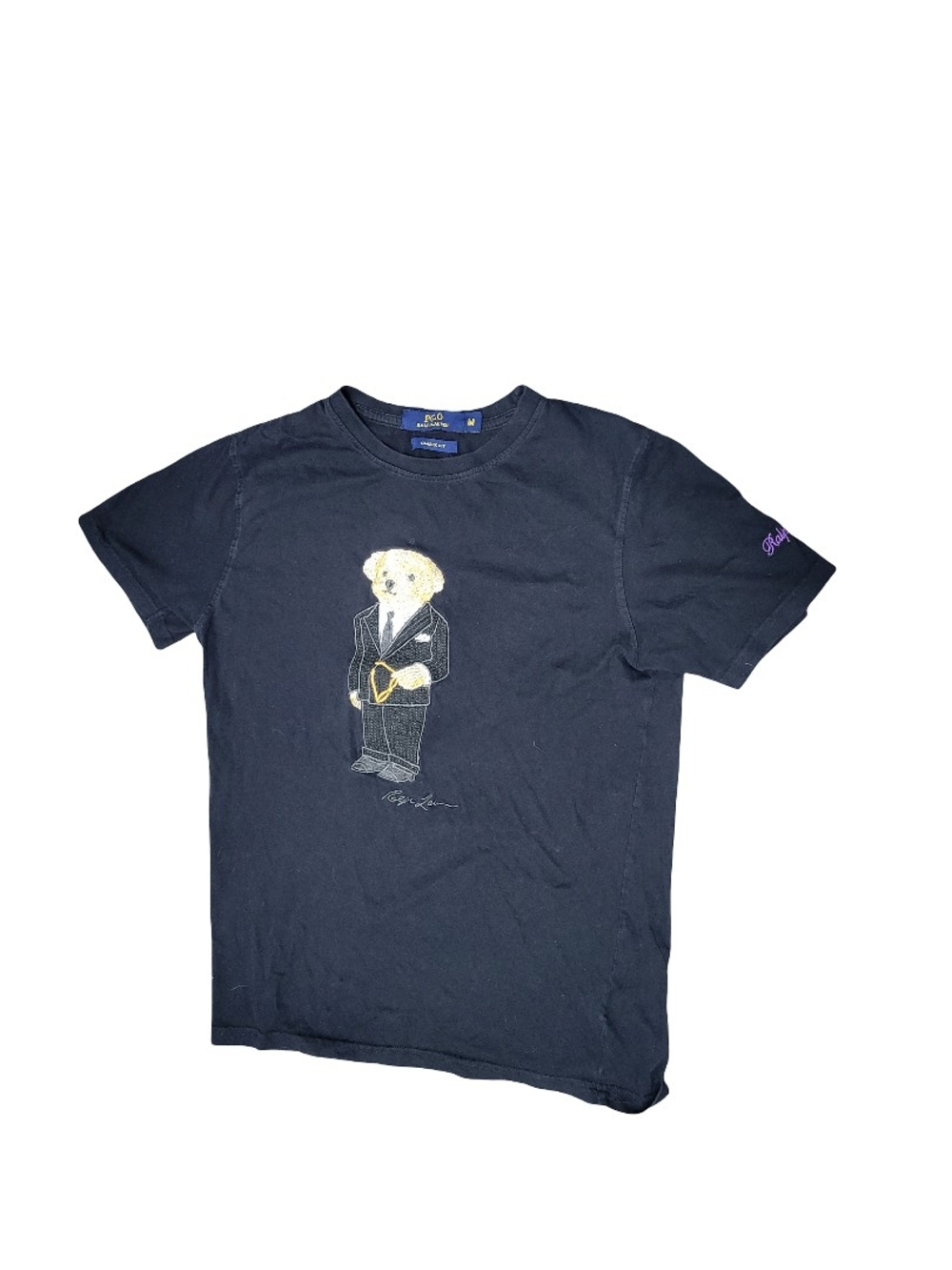 Polo by Ralph Lauren Black Polo Bear Graphic Tee